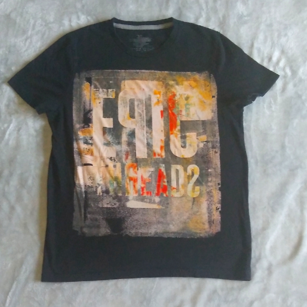 Epic Threads Men's Black and Yellow Graphic Tee